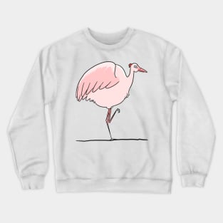 A flamingo - or is it a pink balloon? Crewneck Sweatshirt